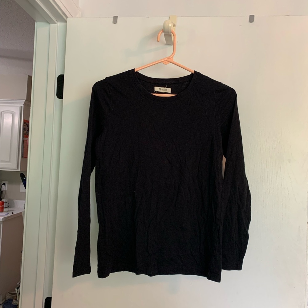 Madewell basic black long sleeve